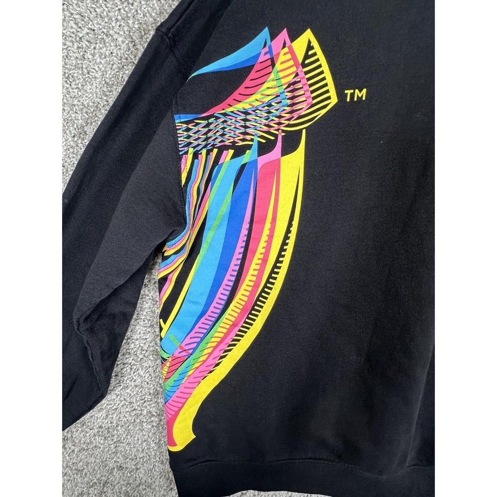 Arth Guinness x Aches Black Graphic Crewneck Sweatshirt Long Sleeve Size S - Picture 4 of 7